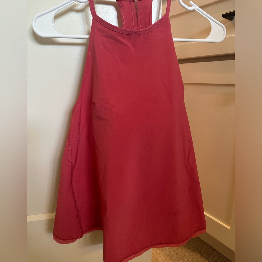 Lululemon Halter Tank Top Rust Red